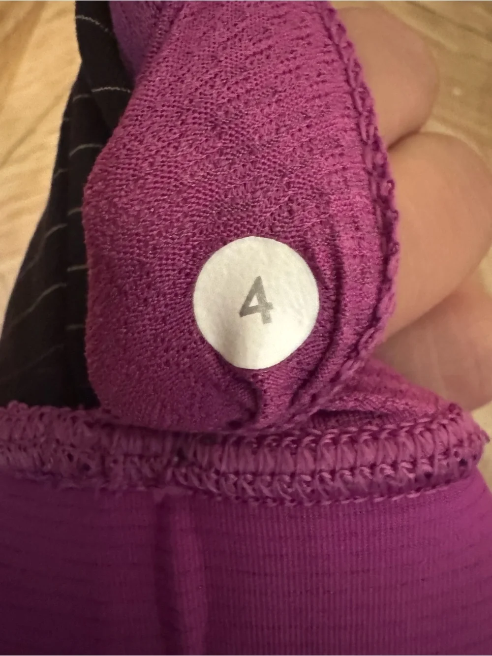 lululemon athletica Wireless Sport Bralette in Magenta and Black